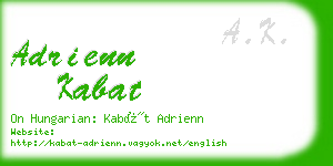 adrienn kabat business card